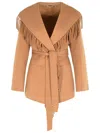 Simkhai Rowen Camel Wool Blend Coat In Neutral