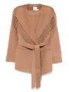Simkhai Rowen Fringe Jacket Camel In Brown