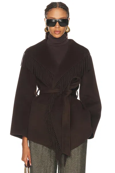 Simkhai Rowen Fringe Jacket In Black