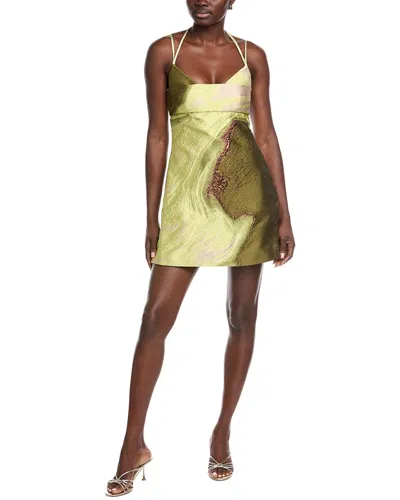Simkhai Rozlyn Mini Dress In Yellow