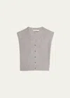 Simkhai Rozzi Cashmere Sweater Vest In Nickel Melange