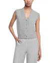Simkhai Rozzi Cashmere Sweater Vest In Nickel Melange