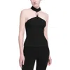 Simkhai Rubie Ribbed-knit Top In Black