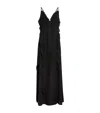 Simkhai Inaya Halter Cover Up Maxi Dress In Black