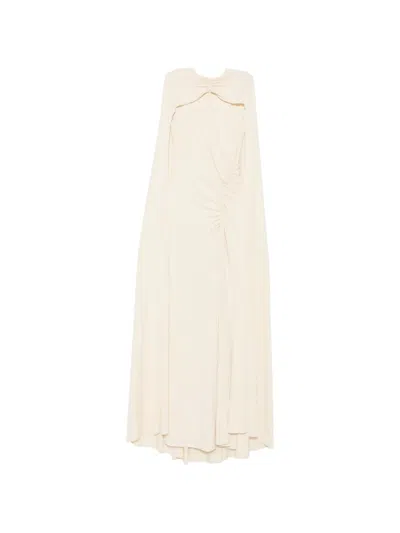 Simkhai Ruffled-detail Maxi Dress In Metallic