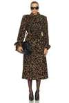 Simkhai Rumi Belted Coat In Brown