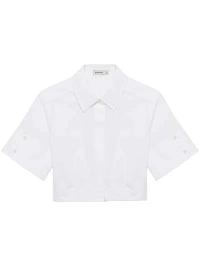 Simkhai Sabrina Shirt In White