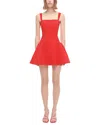 Simkhai Sadie Sleeveless Mini Dress In Red