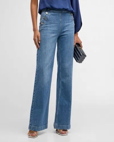 Simkhai Sailor Jeans In Temecula In Blue