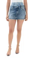 Shop Simkhai Salix Double Waist Mini Skirt Catalina Trancoso