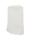 Simkhai Samira Draped Asymmetric Blouse In White