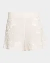 Simkhai Sammie Floral Shorts In White