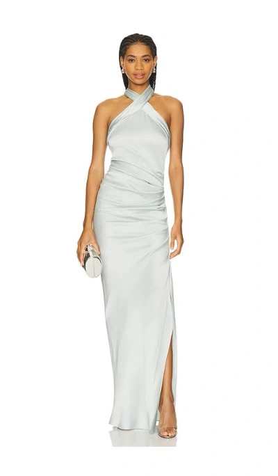 SIMKHAI SARABELLA HALTER NECK DRESS