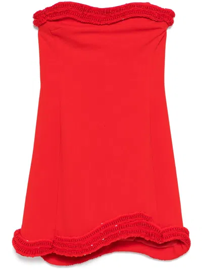 Simkhai Saskia Mini Dress In Red