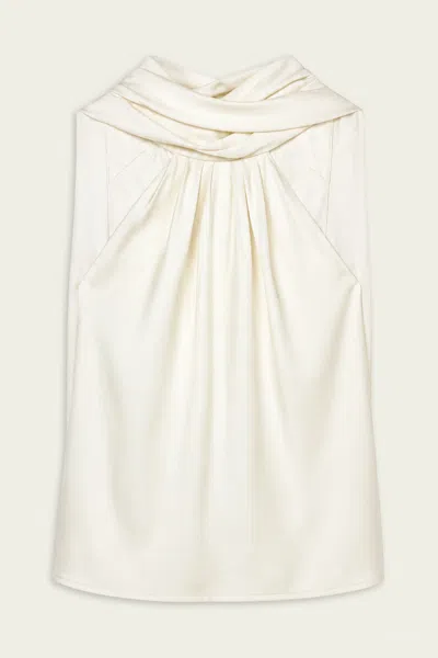 Simkhai Scarlett Cape Top In Ivory In Neutral