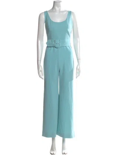 Pre-owned Simkhai Scoop Neck Jumpsuit In Blue