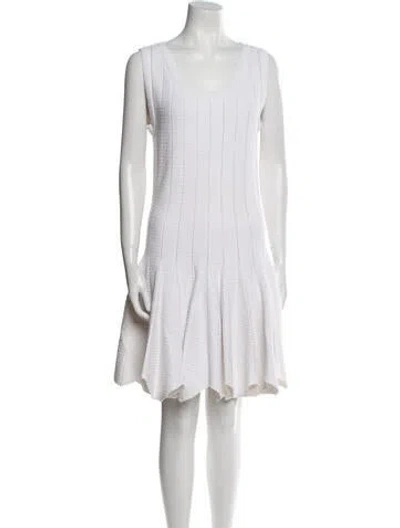 Pre-owned Simkhai Scoop Neck Knee-length Dress In Multi