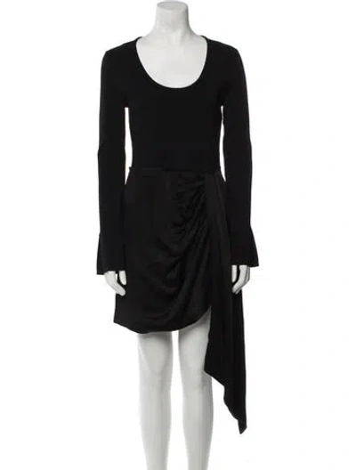 Pre-owned Simkhai Scoop Neck Long Dress W/ Tags In Black