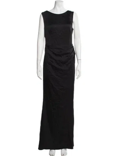 Pre-owned Simkhai Scoop Neck Long Dress W/ Tags In Black