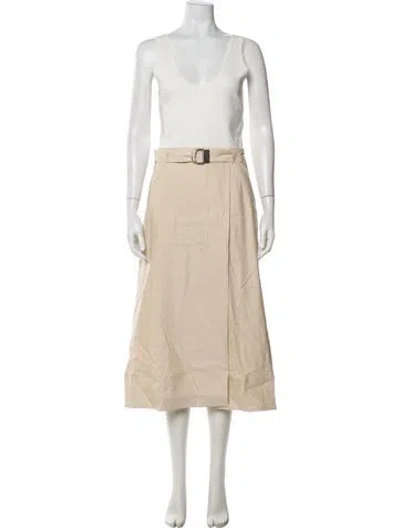 Pre-owned Simkhai Scoop Neck Long Dress W/ Tags In Neutral