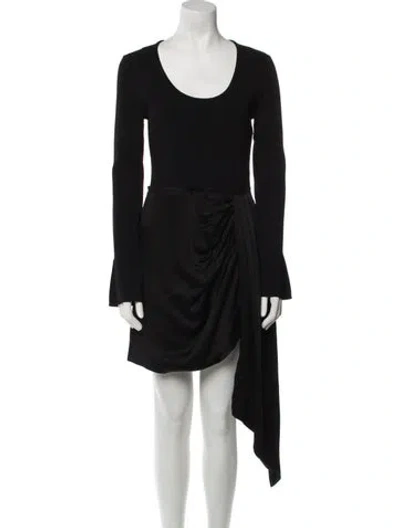 Pre-owned Simkhai Scoop Neck Midi Length Dress W/ Tags In Black