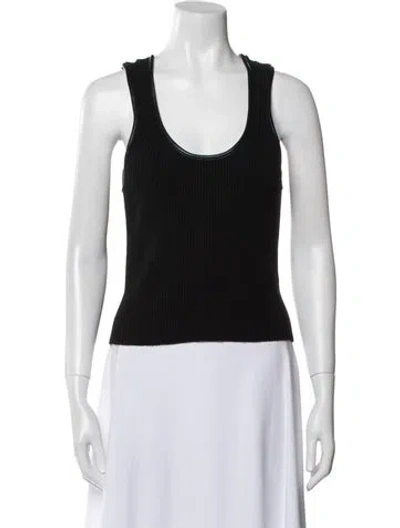 Pre-owned Simkhai Scoop Neck Sleeveless Top W/ Tags In Black