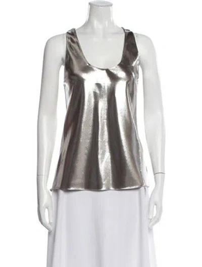 Pre-owned Simkhai Scoop Neck Sleeveless Top W/ Tags In White
