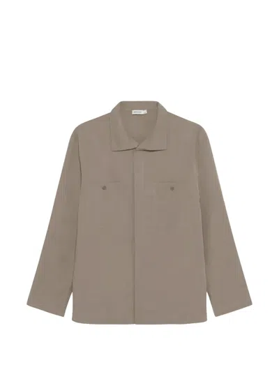Simkhai Sean Patch-pocket Shirt Jacket In Neutral