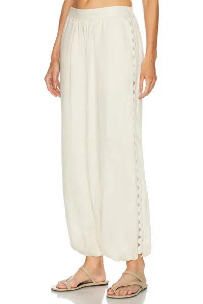 Simkhai Afton Crinkle Jersey Balloon Pant In Ivory