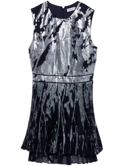 Simkhai Selkie Round-neck Minidress In Black