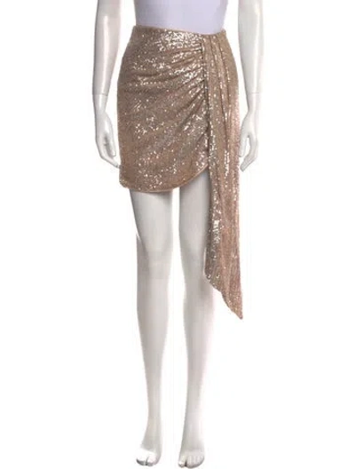 Pre-owned Simkhai Sequin Embellishments Knee-length Skirt
