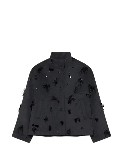 SIMKHAI SEQUIN-EMBELLISHED JACKET