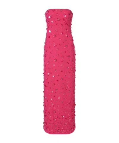 Simkhai Serafina Embellished Bustier Gown In Pink