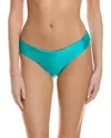 SIMKHAI SERITA SATIN HIGH-CUT BIKINI BOTTOM