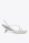 Simkhai Shadow 70 Wedge Sandals In White