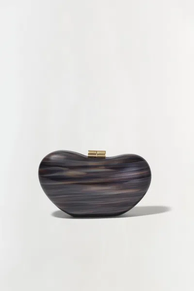 Simkhai Shadow Clutch In Black