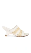 Simkhai Shadow Mule Raffia Sandal