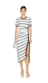 Simkhai Shanna Short-sleeve Midi Dress