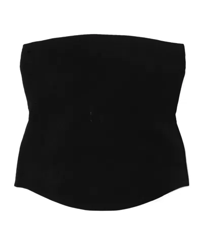 Simkhai Shawn Strapless Recycled Knitted Bustier Top In Black