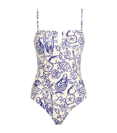 SIMKHAI SIMKHAI SHELL PRINT OTTILIE SWIMSUIT