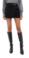 Simkhai Sheridan Mini Skirt Black In Black