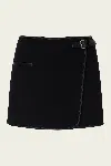 Simkhai Sheridan Mini Skirt In Black In Black