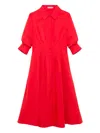 Simkhai Shirt Midi Day Dress In Pink