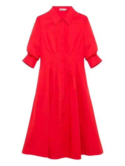 Simkhai Shirt Midi Day Dress In Pink