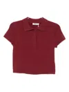 Simkhai Womens Cranberry Twila Short-sleeve Cashmere Polo Jumper In Red