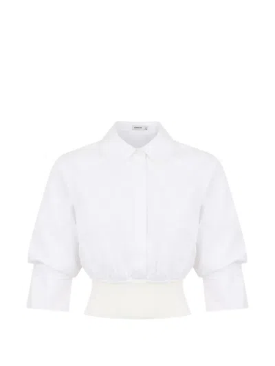 Simkhai Short-sleeves Shirt In White