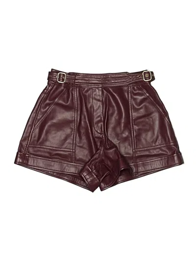 Pre-owned Simkhai Shorts In Burgundy