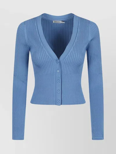 Simkhai Shrunken Rib Knit Cardigan