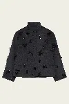 Simkhai Tech Fabric Button-front Jacket With Patch Pockets In Black