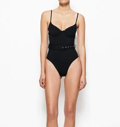 Simkhai Signature Noa Swimsuit In Black
